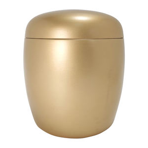 Qianrui Altın Eko-Dostu Dikilebilir Oval Biyobozunur Kremasyon Urnleri İnsan Külleri için Yetişkin ve Evcil Hayvan Kremasyon Urnleri - Product Image 1