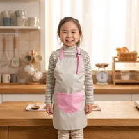 Tabliers de cuisine pour enfants personnalisés avec logo imprimé pour la cuisine, la pâtisserie, le jardinage, la peinture