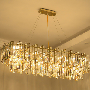 Đèn chùm pha lê sang trọng hiện đại dẫn treo đèn phòng khách khách sạn trang trí trần ánh sáng mặt dây chuyền đèn chùm đèn - Product Image 1