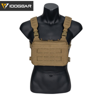 IDOGEAR KGR 500D noir Combat chasse gilet Nylon tactique poitrine plate-forme accessoire pour auto-défense approvisionnement