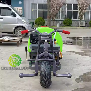 Pulverizador Agrícola de Alta Presión de Tres Ruedas, Tipo Montable, para Árboles Frutales y Huertos, Pulverizador Insecticida con Alimentación de Aire para Gasolina y Diésel - Product Image 6