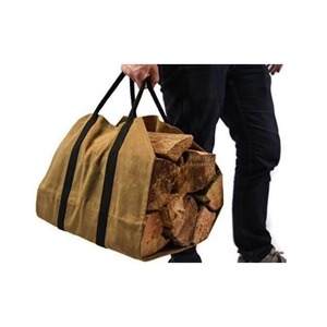 Muestra Gratuita: Porta Leños de Nailon Encerado con Asas para Transportar Leña en Casa - Product Image 4