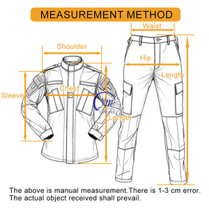 YUEMAI OEM ODM 폴리에스터 면 위장 F1 F2 ACU <span class=keywords><strong>BDU</strong></span> 보안 전술 유니폼 - Product Image 2