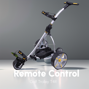 Новая тележка для гольфа с дистанционным управлением с батареей на 36 отверстий, цифровая ручка с ЖК-дисплеем, мощные двигатели мощностью 400 Вт со складками - Product Image 5