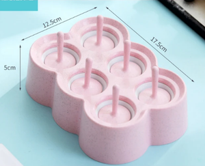 Customized Logo DIY Eco-Friendly Silicone Popsicle Mold Soft Cube Tray for Kid's Lollipop Pop Ice Cream Maker - Product Image 3