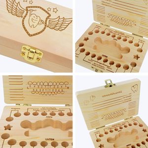 Scatola ricordo fatina dei denti del bambino, Album di stoccaggio personalizzato in legno per denti smarriti, scatole di memoria per bambini - Product Image 3