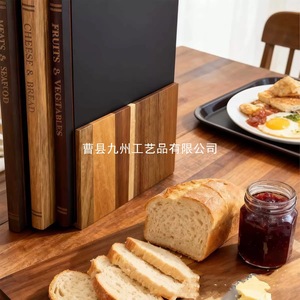 Juego de tablas de cortar de madera de acacia, 3 piezas, bandeja rectangular para servir en la cocina, para carne y fiestas - Product Image 3