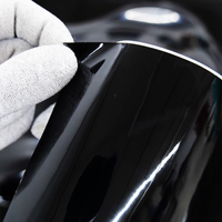 Film de protection de peinture noir mat TPU 7,5 mil de qualité supérieure, artisanal et luxueux, pour carrosserie de voiture, garantie 10 ans, anti-rayures, auto-réparateur