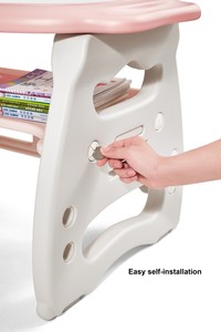 <span class=keywords><strong>Set</strong></span> di Mobili Colorati in Plastica per Bambini dell'<span class=keywords><strong>Asilo</strong></span>, Tavolo e Sedie per Bambini in Età Prescolare - Product Image 4