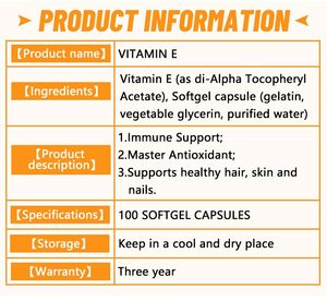 Beste Prijs Halal Vitamine <span class=keywords><strong>E</strong></span> Softgel <span class=keywords><strong>Capsules</strong></span> Voor Haar & Huidverzorging Schoonheidssupplement Olie <span class=keywords><strong>Capsules</strong></span> Voor Volwassenen - Product Image 6
