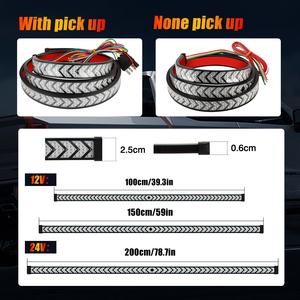 Bande lumineuse LED pour hayon de camionnette DC 9-30V, compatible 12V/24V, flexible, avec feux de circulation/clignotants/feux de freinage/feux de <span class=keywords><strong>recul</strong></span> - Product Image 5