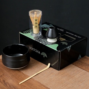 Kit de matcha cérémoniel japonais 4 pièces <span class=keywords><strong>Outils</strong></span> pour le matcha Brosse à mélanger Bonne qualité - Product Image 4