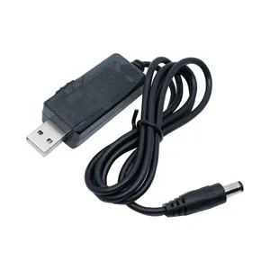 Usb Boost chuyển đổi DC 5V đến 9V 12V USB Step-Up chuyển đổi cáp + 3.5x1.35mm connecter - Product Image 1