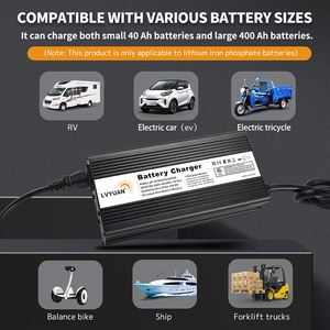 Lvyuan Fast Charge Li-ion <strong>LiPo</strong> <strong>12V</strong> 24V Lifepo4 Lithium <strong>Battery</strong> Charger Current Adjust 1A to 25A - Product Image 5
