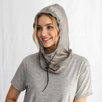 Prix Compétitif – Nouvelle Capuche Anti-Radiation 100% Argentée en Tissu pour Protection EMF, Cagoule Protectrice Tête et Cou pour Exportation en Gros