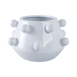 Vaso per Fiori Conico in Ceramica per Piante da Interno, Decorazione per Soggiorno - Product Image 1