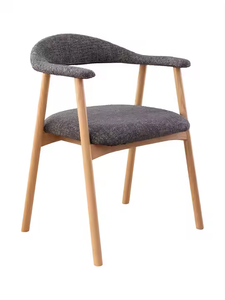 <span class=keywords><strong>Sedie</strong></span> da Pranzo in Legno Stile Vintage Classico Colore Legno Grezzo Kenya con Cuscino Morbido <span class=keywords><strong>Sedie</strong></span> da Pranzo in Legno per Casa - Product Image 4