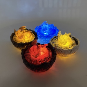 High-end Custom Resin Crafts, Light-Up Dragon Egg Concept Product Consult Before Ordering Sleeping Baby Dragon <strong>Figurine</strong> - Product Image 5