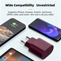 Chargeur IDEAL Factory PD20W pour iPhone 17 18 Pro Max et Samsung – Adaptateur de charge rapide et câble de données – Chargeur standard européen