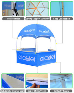 Tente pliante personnalisée pour événements commerciaux en plein air Promotion de supermarché Tente pare-soleil et coupe-vent pour grands événements à 6 coins ouverts - Product Image 3