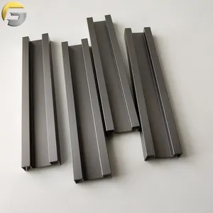 ZE0038 ücretsiz örnek siyah saç çizgisi Metal tavan dekorasyonu şerit paslanmaz çelik köşe Trim şeritler
