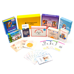 แฟลชการ์ดสำหรับเด็กพิมพ์สีแบบเต็มรูปแบบอุปกรณ์การศึกษาปฐมวัยสำหรับเด็กวัยหัดเดิน - Product Image 2