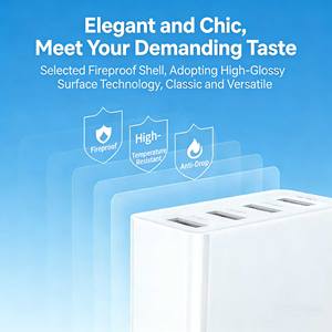 Cargador de Pared USB-A de 4 Puertos UGREEN de 24 W con Carga Rápida para Teléfonos Inteligentes, Tabletas y Bancos de Energía – Diseño Compacto, Enchufe Plegable - Product Image 2