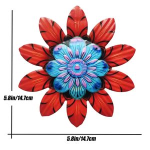 Fer Artisanat Métal Fleur <span class=keywords><strong>D</strong></span>écorations Murales <span class=keywords><strong>D</strong></span>'<span class=keywords><strong>été</strong></span> Fleur Sculpture Art Artisanat pour La Maison Salle De Bains <span class=keywords><strong>Cuisine</strong></span> Chambre Salon Jardin - Product Image 4