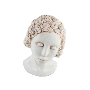 Oggetti decorativi su misura della scultura della statua del busto della testa della donna del cemento naturale - Product Image 5