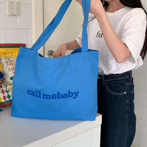 Customizable <b>large</b> capacity handbag, customized logo <b>canvas</b>, <b>large</b> capacity shopping <b>bag</b> - Product Image 3