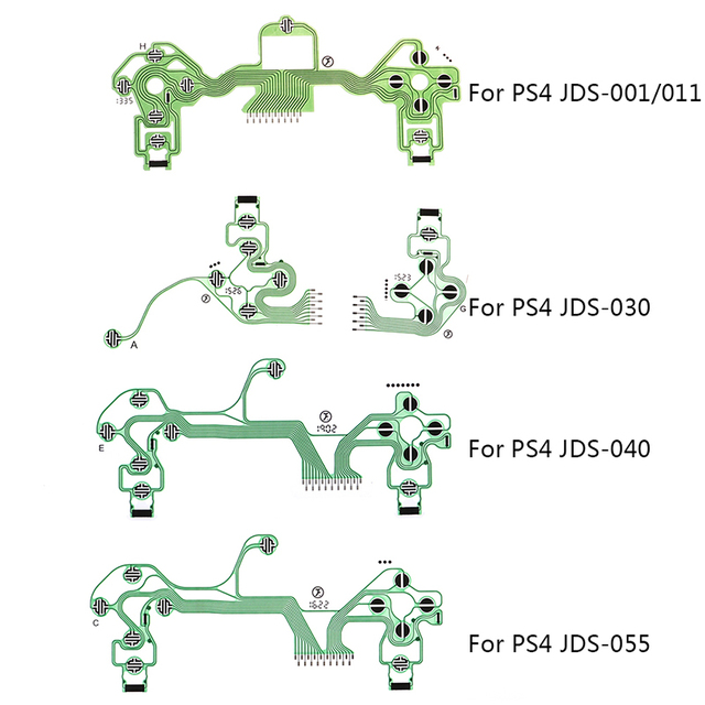 Replacement Buttons Ribbon Circuit Board for PS4 Controller Conductive Film Keypad for PS4 Pro Flex Cable PCB