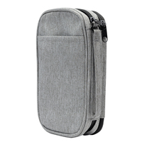 Logo personnalisé fermeture éclair Officeworks Essentials cordon de stockage Tech accessoires Kit étui de voyage organisateur pochette sac