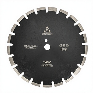 Disco <span class=keywords><strong>da</strong></span> Taglio Stradale 400mm per Cemento, Asfalto e Pavimentazioni - Lama Diamantata con Rivestimento CrN per Taglio a Secco - Product Image 1