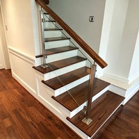 Système de poteaux de balustrade en verre en acier inoxydable 316 résistant aux intempéries pour extérieur, couleur personnalisée, composants de balustrade en verre pour terrasse