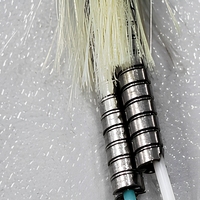 Cordon de brassage fibre optique multimode LC UPC vers LC UPC OM3, câble duplex blindé avec gaine LSZH pour centre de données et utilisation extérieure FTTA