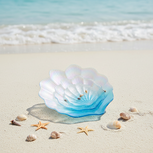 Piatti Decorativi a Forma di Conchiglia Personalizzati, Colorati e Sfumati, per Cucina, Esposizione Gioielli e Cena - Product Image 5