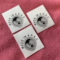 Étiquettes de vêtements Tyvek à découpe droite, imperméables, avec logo de marque, étiquettes d'entretien Tyvek carrées imprimées, lavables, à prix abordable