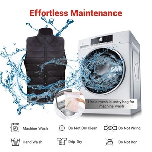 Chaqueta calefactable Chaleco de invierno para motocicleta al aire libre Camping Pesca Esquí Chaleco calefactable eléctrico USB - Product Image 2