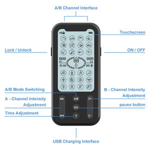 अनुकूलित दसियों यूनिट 24 मोड दोहरी चैनल मेम मशीन शरीर दर्द राहत चिकित्सा के लिए नए डिजाइन चिकित्सा फिजियोथेरेपी उपकरण - Product Image 6