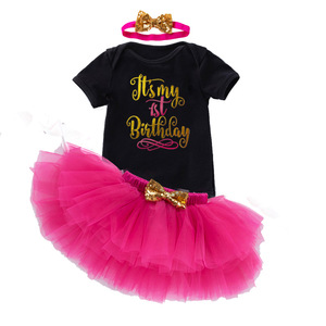 Bambina è il mio secondo <span class=keywords><strong>2</strong></span> ° compleanno abiti abbigliamento 3 pezzi set vestito <span class=keywords><strong>2</strong></span> ° compleanno vestito DGHB-002 - Product Image 5