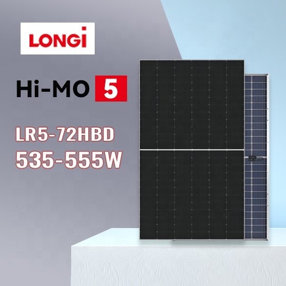 On Sales LONGi Solar Panel 545W 550W 555W Bifacial Tier 1 Solar Cell a Grade Quality