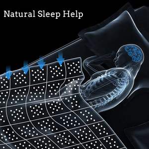 OEKO Certifié 100% Tencel Bambou Coton <span class=keywords><strong>Couverture</strong></span> <span class=keywords><strong>lestée</strong></span> de Sommeil Refroidissement Par <span class=keywords><strong>Gravité</strong></span> Pour Adultes Thérapie - Product Image 5