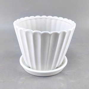 <span class=keywords><strong>Pot</strong></span> de fleurs en céramique TG durable, motif arbre de Noël, design à motifs de feuilles pour plantes vertes, succulentes, <span class=keywords><strong>mimosa</strong></span> - Jardinière innovante - Product Image 4