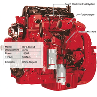 Motor ISF3.8 Original Completo ISF3.8s3154 con Sistema Electrónico de Combustible Bosch para Camiones Foton Aumark y GAZelle Next