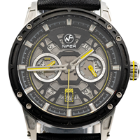 Montre à quartz multifonction populaire, élégante, classique et tendance, au style unique et à la personnalité affirmée