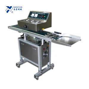 Hot sale LGYF automatic floor-standing continuous induction bottle seal liner sealing machinery Air cooling type capping machine