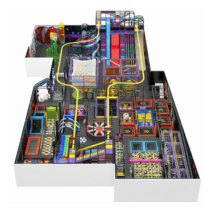 Giấc Mơ Bắt Tùy Chỉnh 2000 Mét Vuông Trẻ Em Người Lớn Trampoline Thiết Bị Thương Mại Trò Chơi Tương Tác Lớn Slide Trong Nhà Trampoline Công Viên - Product Image 1