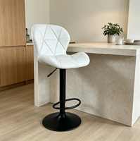 Chaise de bar commerciale pour hôtel, restaurant, mobilier de salle à manger, hauteur réglable, design pivotant, tabouret de bar pivotant pour cuisine