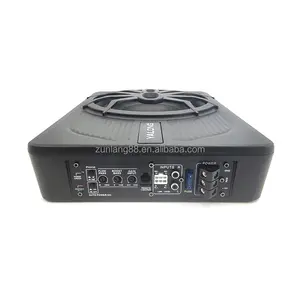 Pabrik OEM Casing Besi Audio Mobil 10 Inci Subwoofer Aktif Kursi Bawah Mobil 1500W Bass Kuat 10 "Subwoofer Ramping Mobil