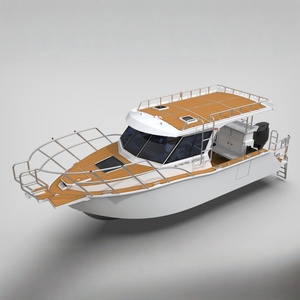 <span class=keywords><strong>Barco</strong></span> de Pesca Australiano en Oferta, <span class=keywords><strong>8m</strong></span>, con Techo Rígido Extensible, Casco en V Profunda, de Aluminio, para Alta Mar - Product Image 3